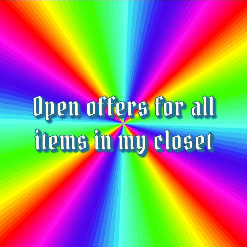 Open offers for all items in my closet
